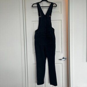 Madewell Black Skinny Denim Overalls